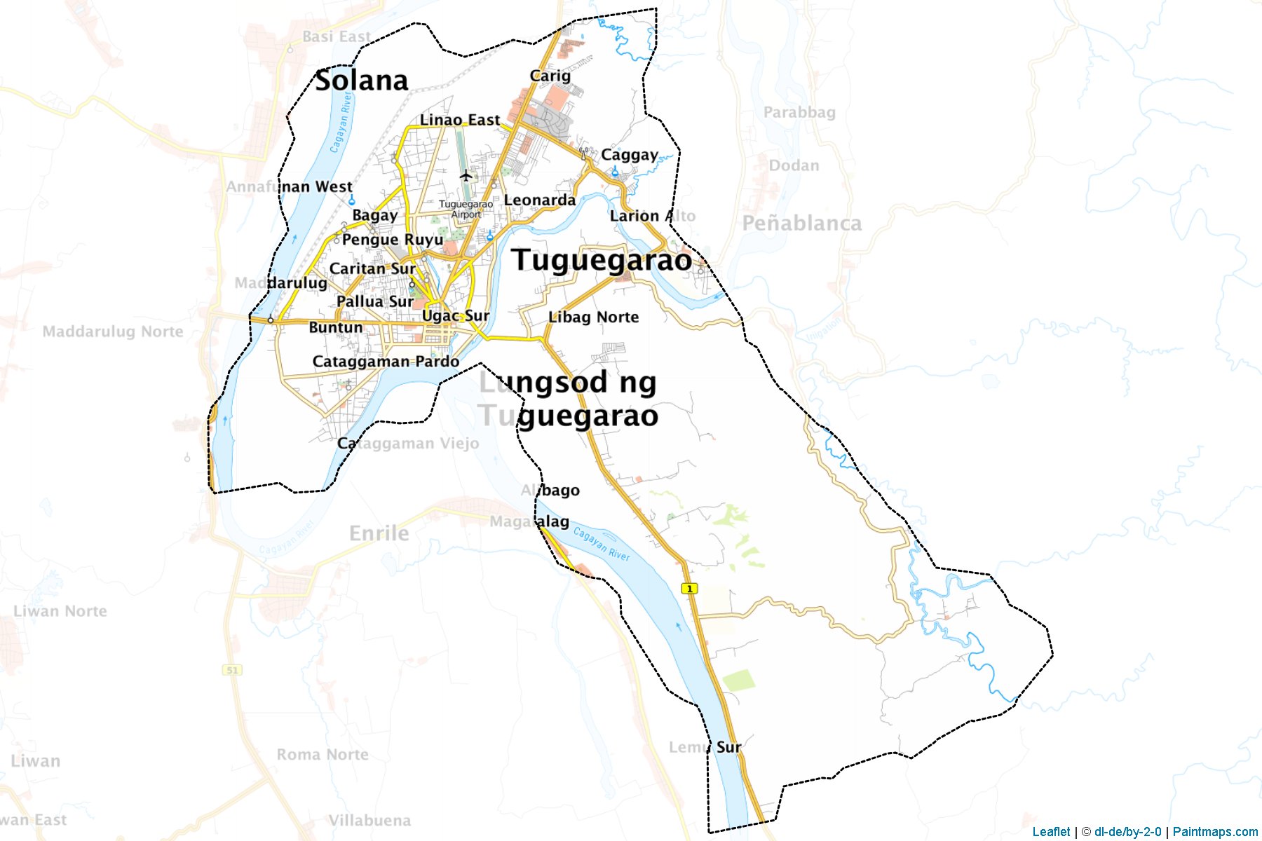 Tuguegarao (Cagayan) Map Cropping Samples-1