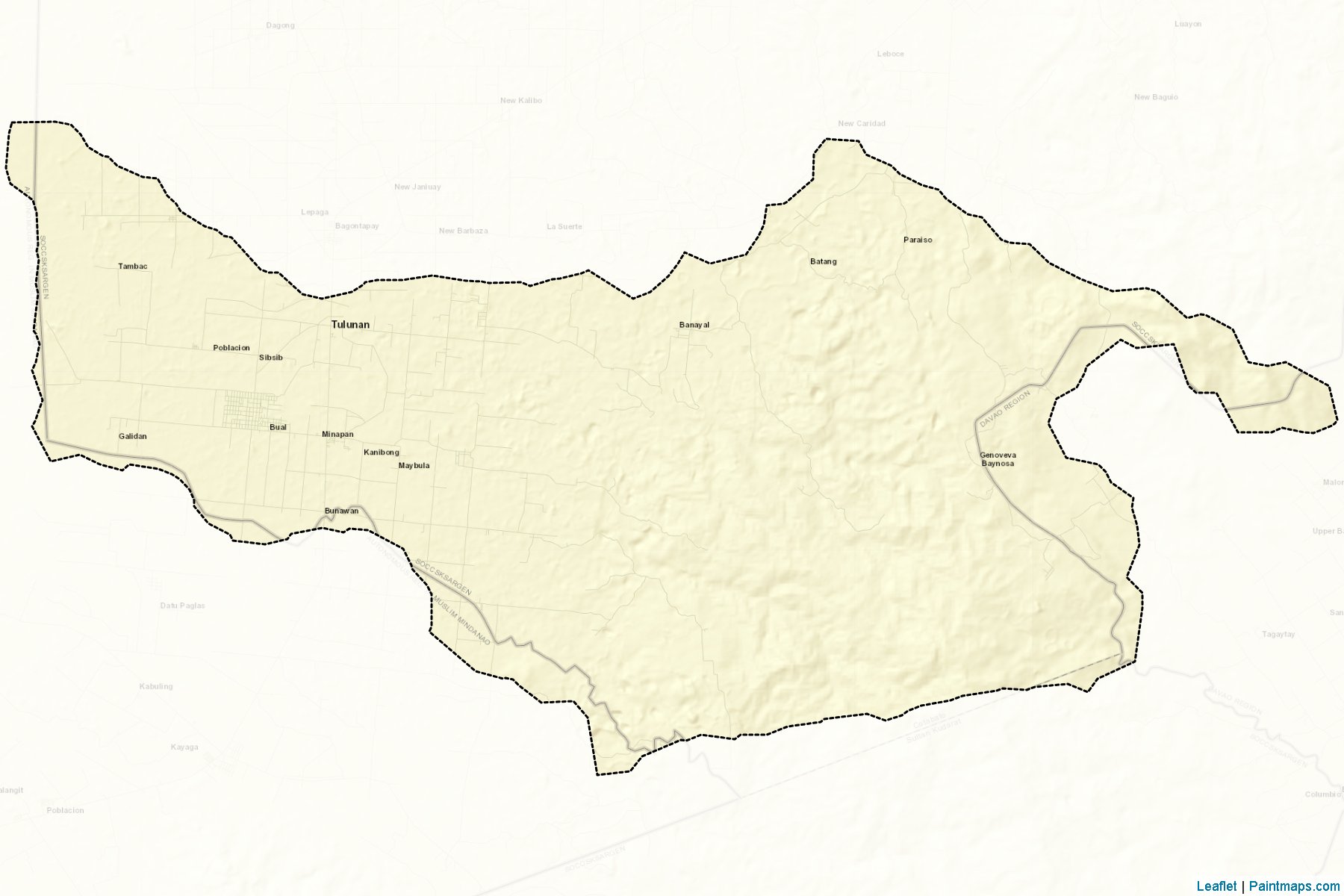 Tulunan (Cotabato) Map Cropping Samples-2