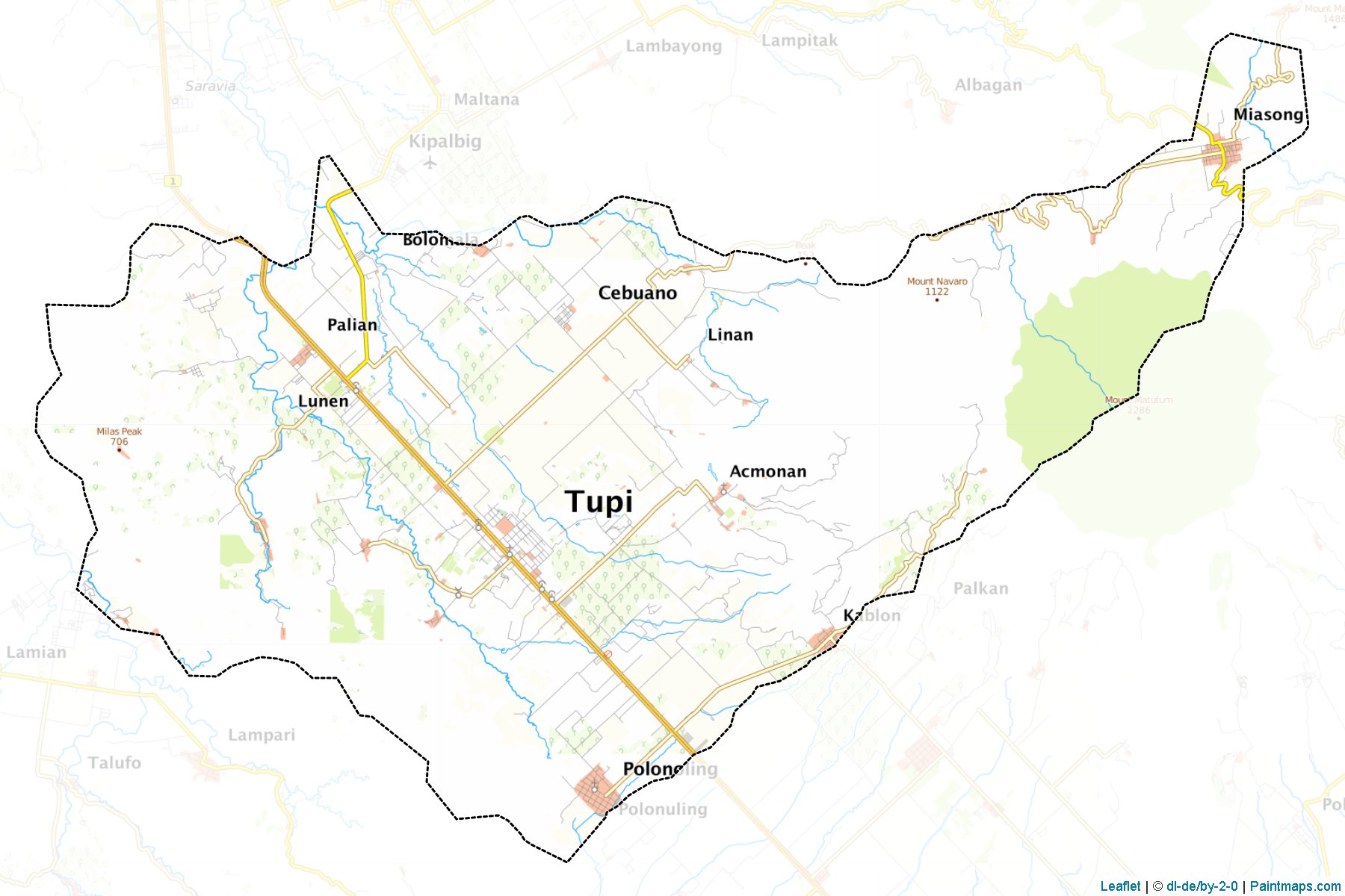 Tupi (South Cotabato) Map Cropping Samples-1