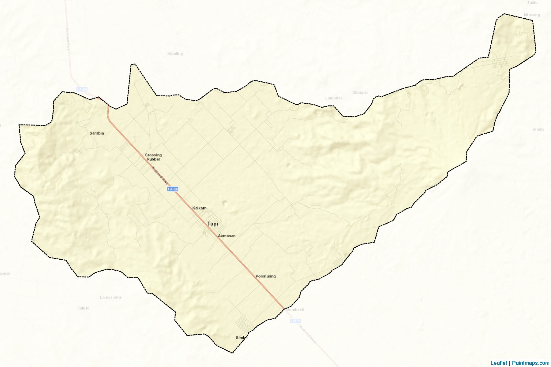 Tupi (South Cotabato) Map Cropping Samples-2