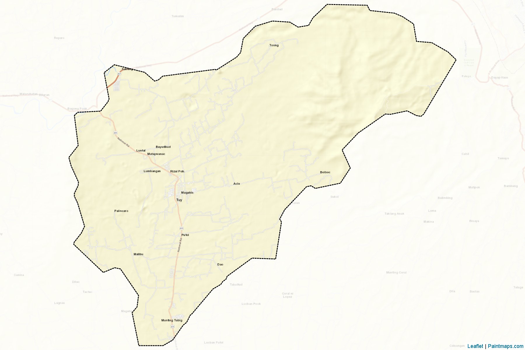 Tuy (Batangas) Map Cropping Samples-2