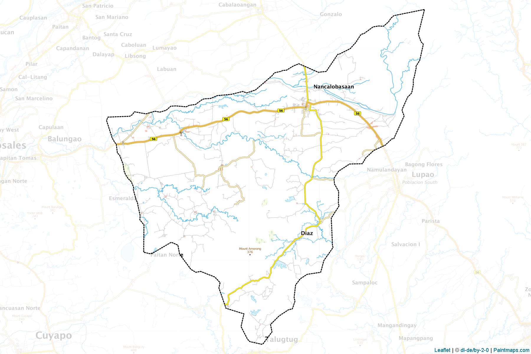 Umingan (Pangasinan) Map Cropping Samples-1