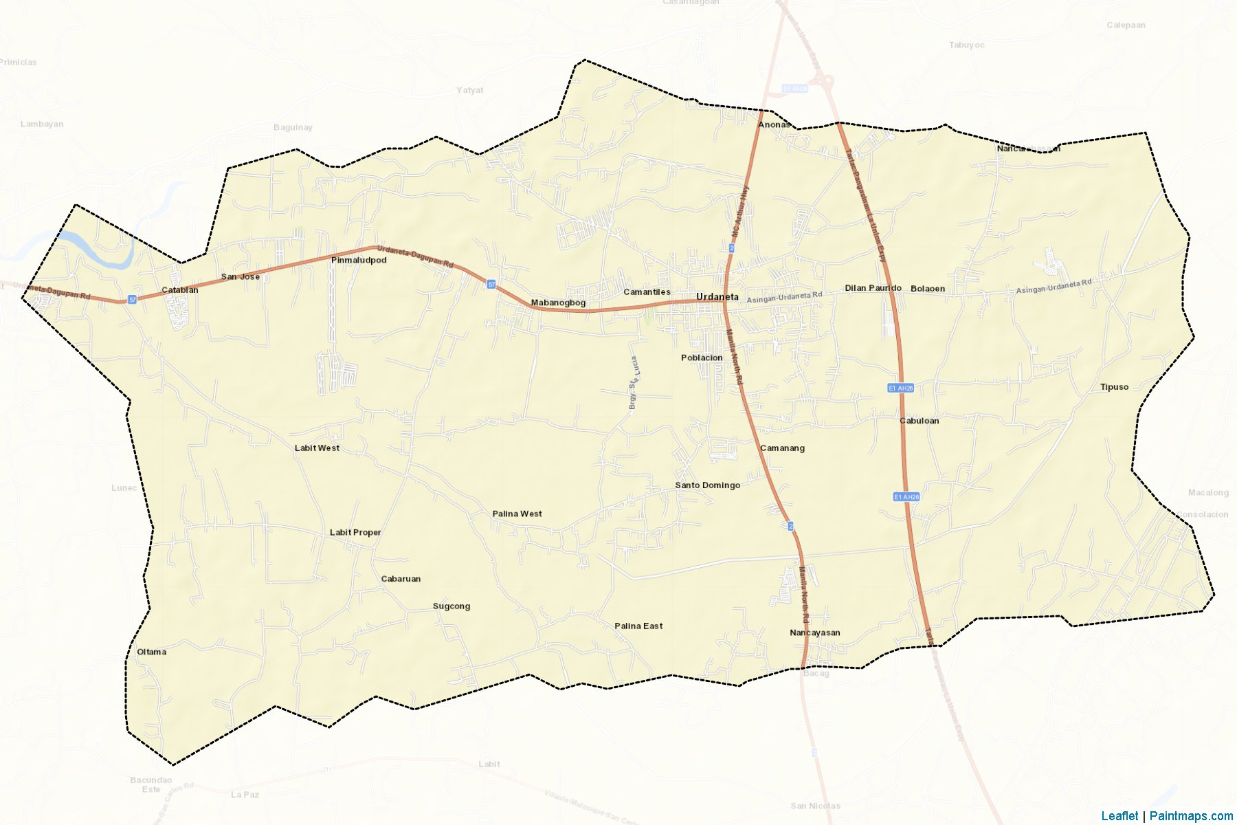 Urdaneta (Pangasinan) Map Cropping Samples-2