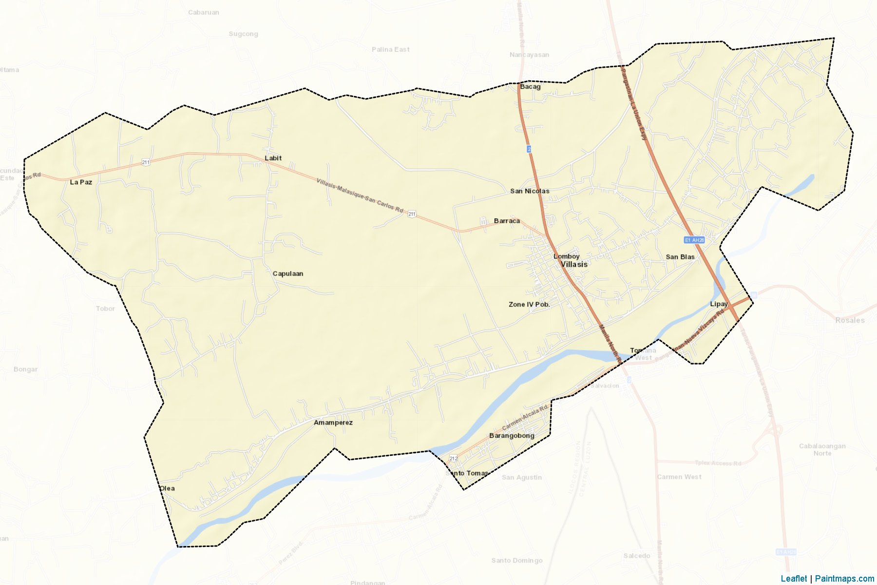 Villasis (Pangasinan) Map Cropping Samples-2