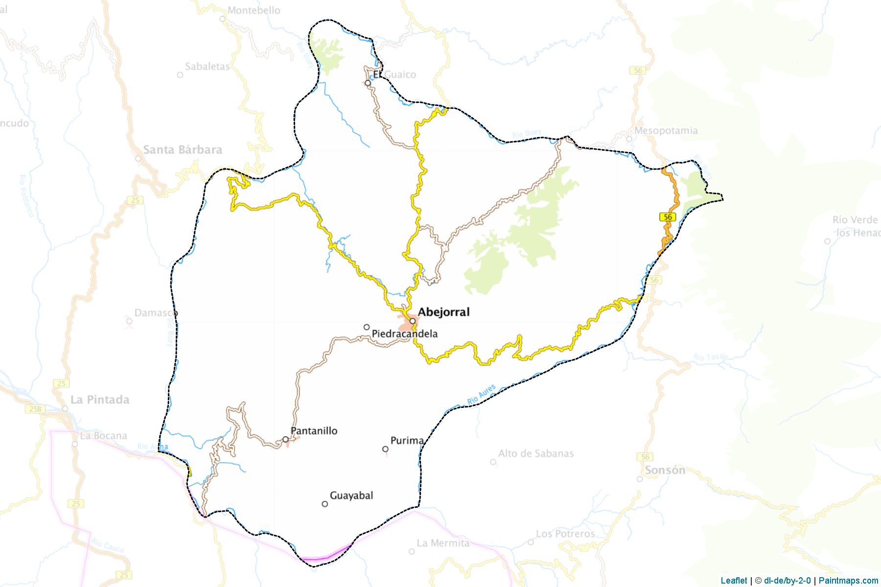 Abejorral (Antioquia) Map Cropping Samples-1