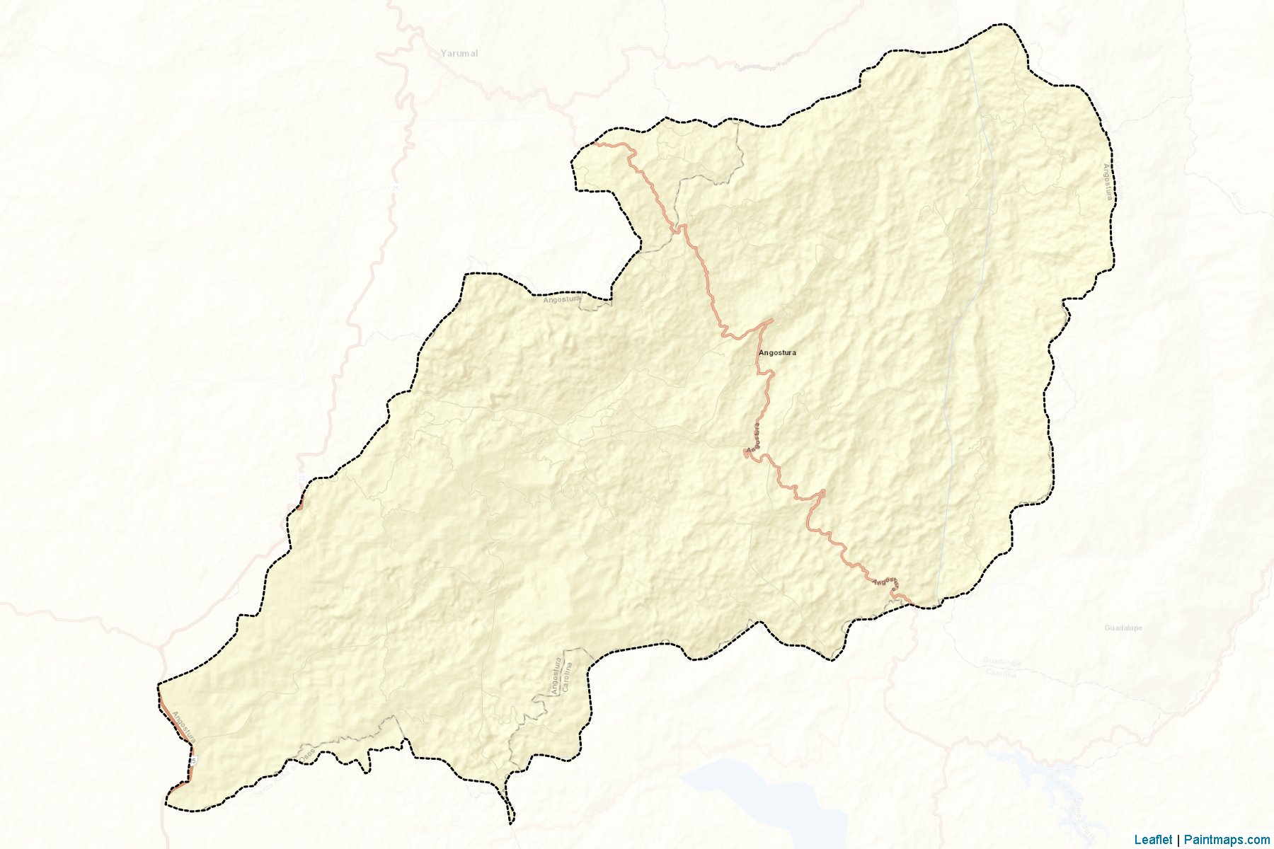 Muestras de recorte de mapas Angostura (Antioquia)-2