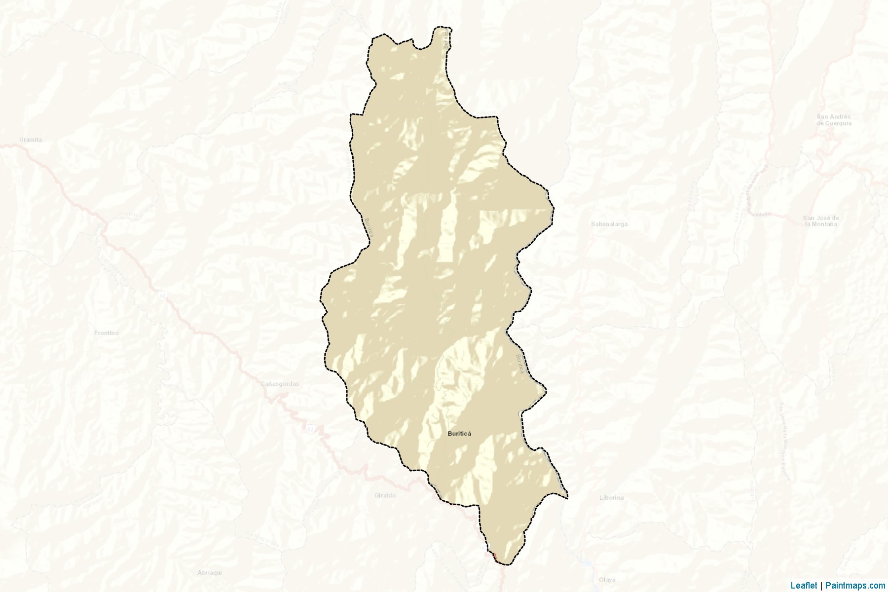 Muestras de recorte de mapas Buriticá (Antioquia)-2