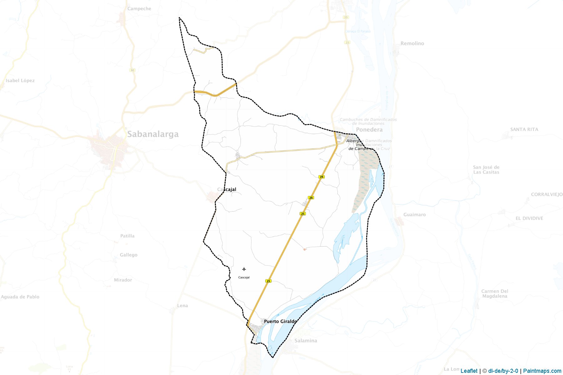 Muestras de recorte de mapas Ponedera (Atlántico)-1