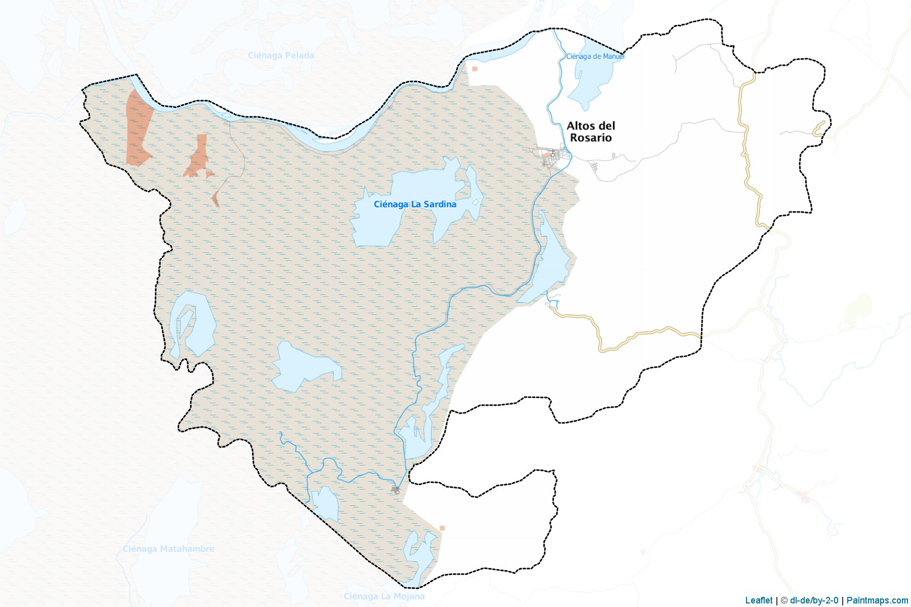 Altos Del Rosario (Bolívar) Map Cropping Samples-1