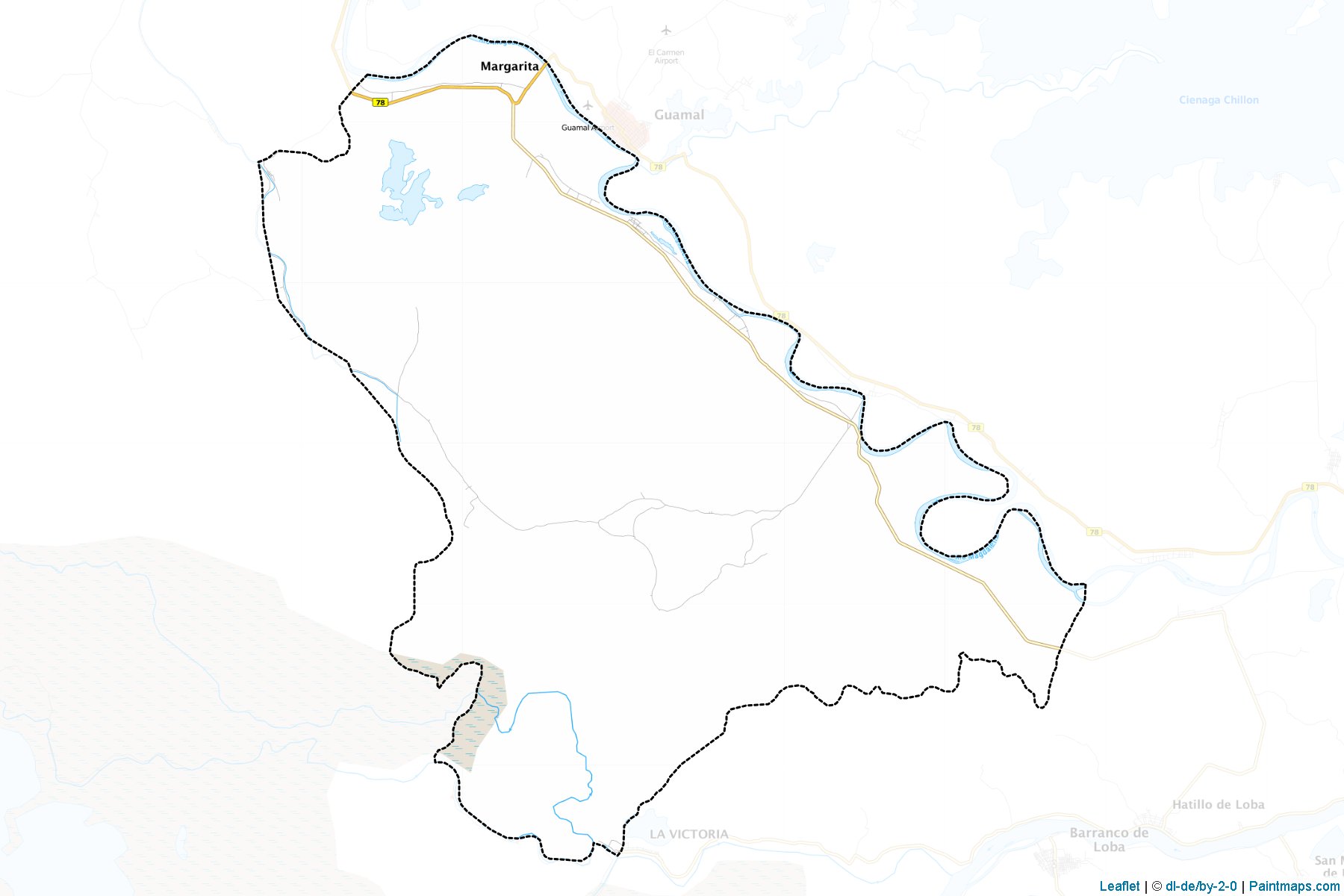 Muestras de recorte de mapas Margarita (Bolívar)-1