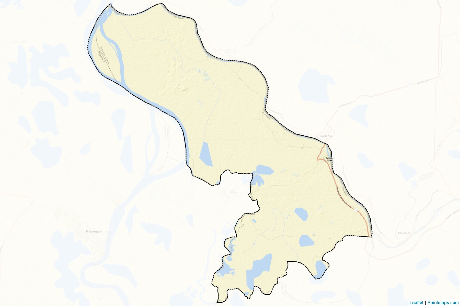 Muestras de recorte de mapas Talaigua Nuevo (Bolívar)-2