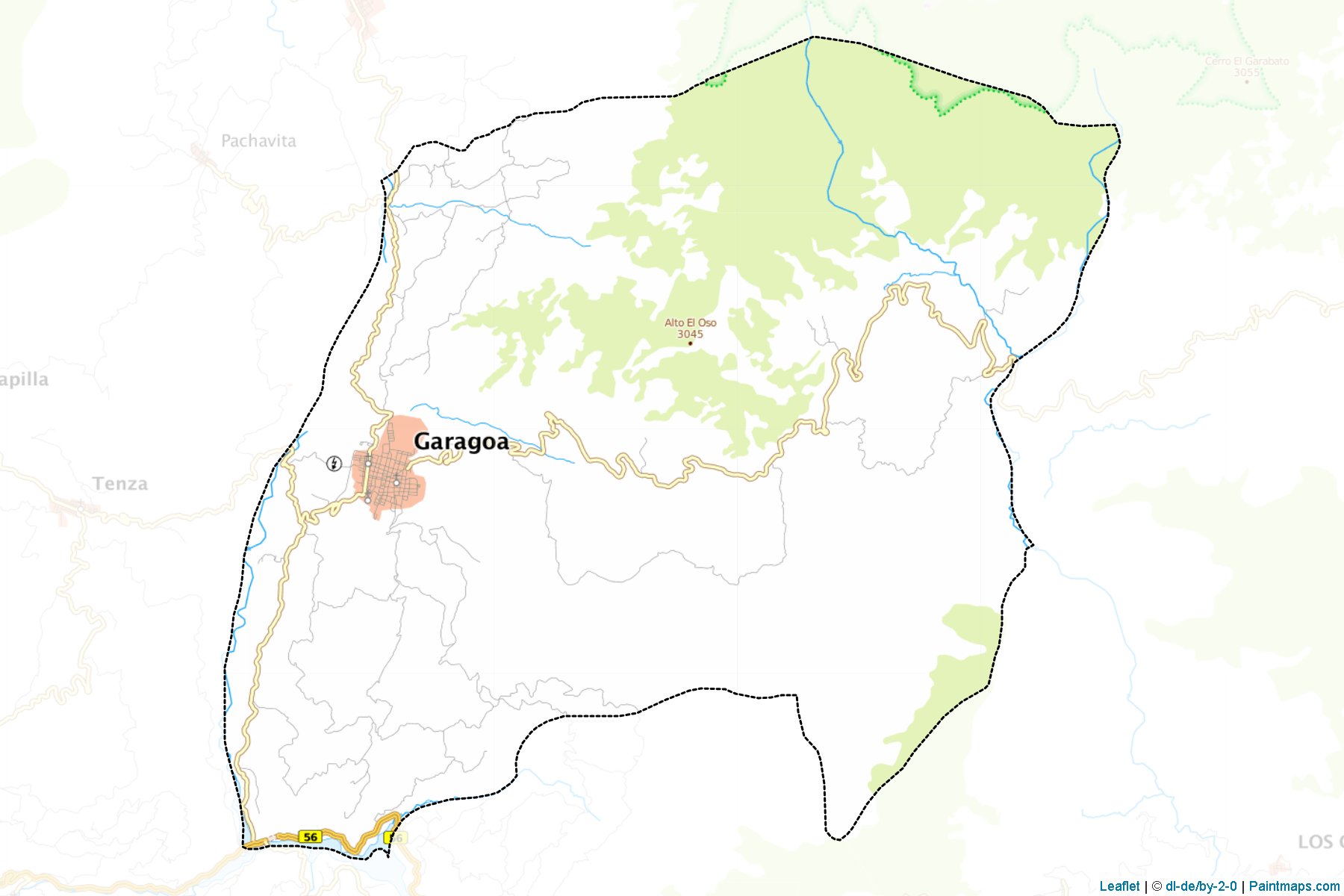 Muestras de recorte de mapas Garagoa (Boyacá)-1