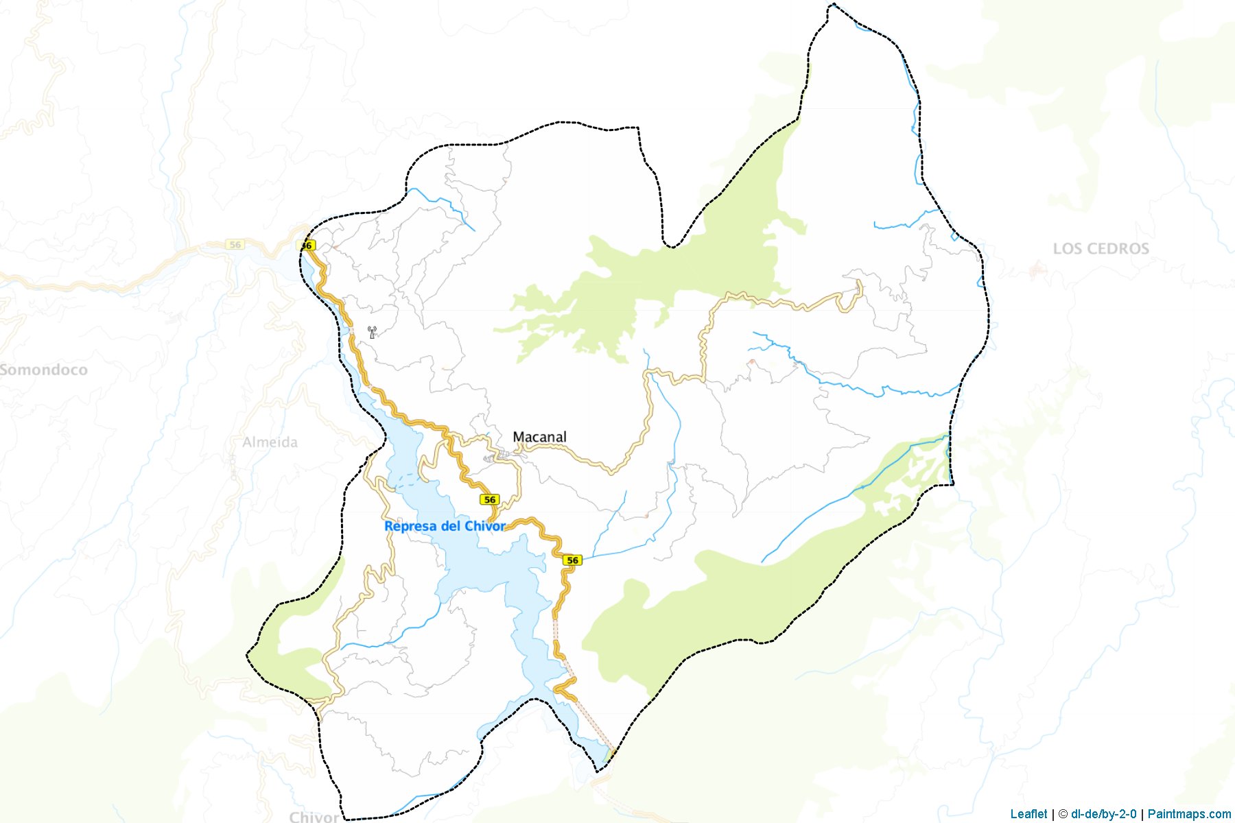 Muestras de recorte de mapas Macanal (Boyacá)-1