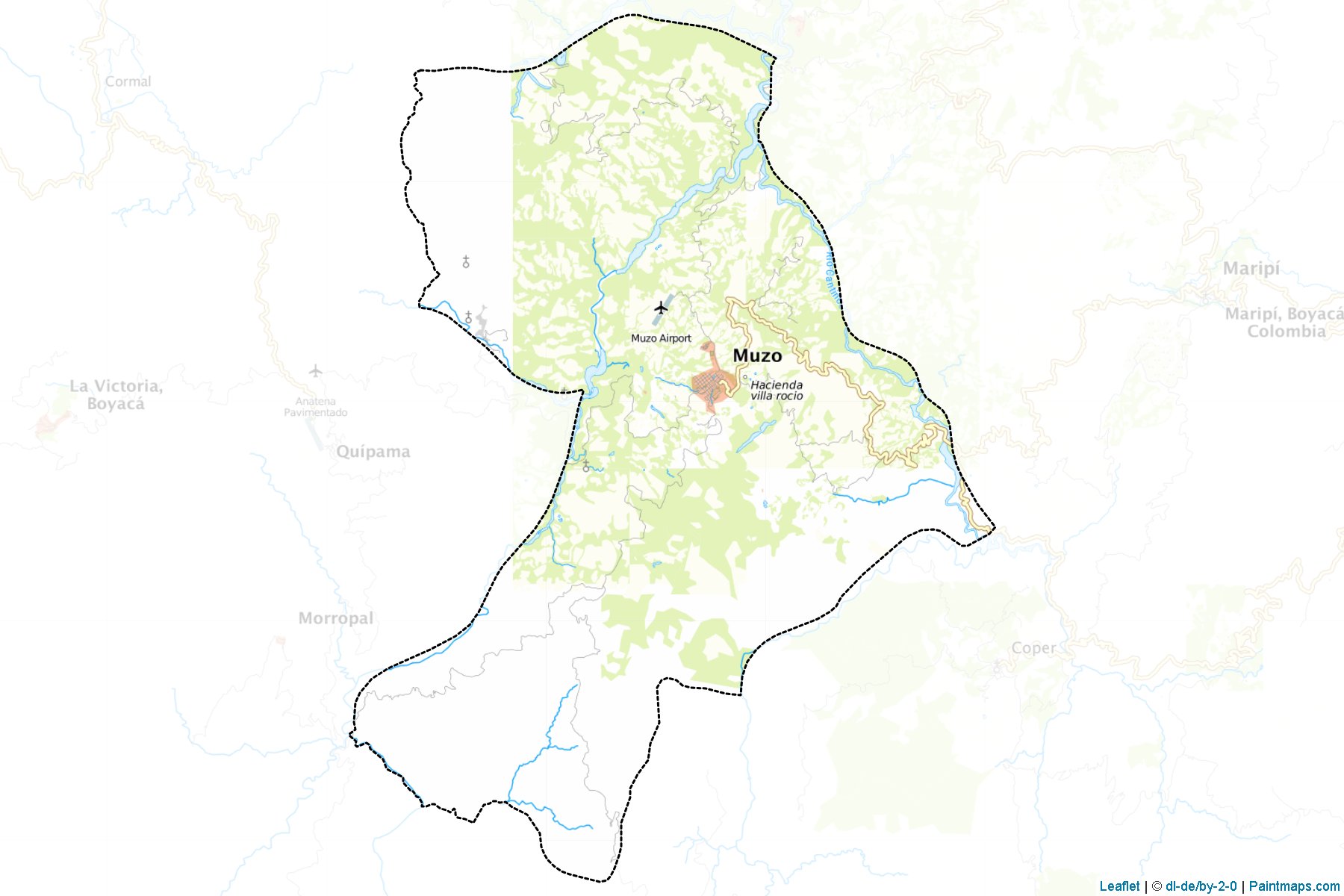 Muestras de recorte de mapas Muzo (Boyacá)-1