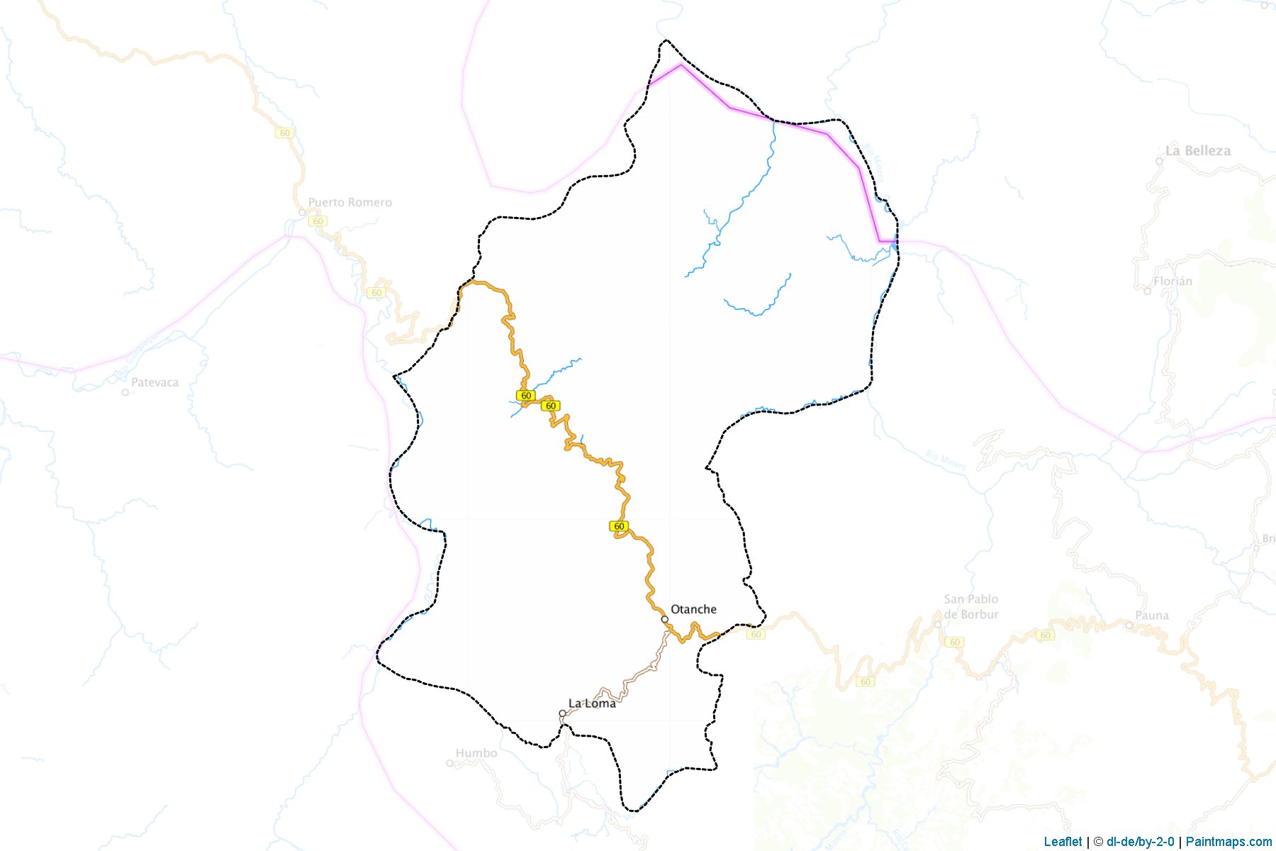 Muestras de recorte de mapas Otanche (Boyacá)-1