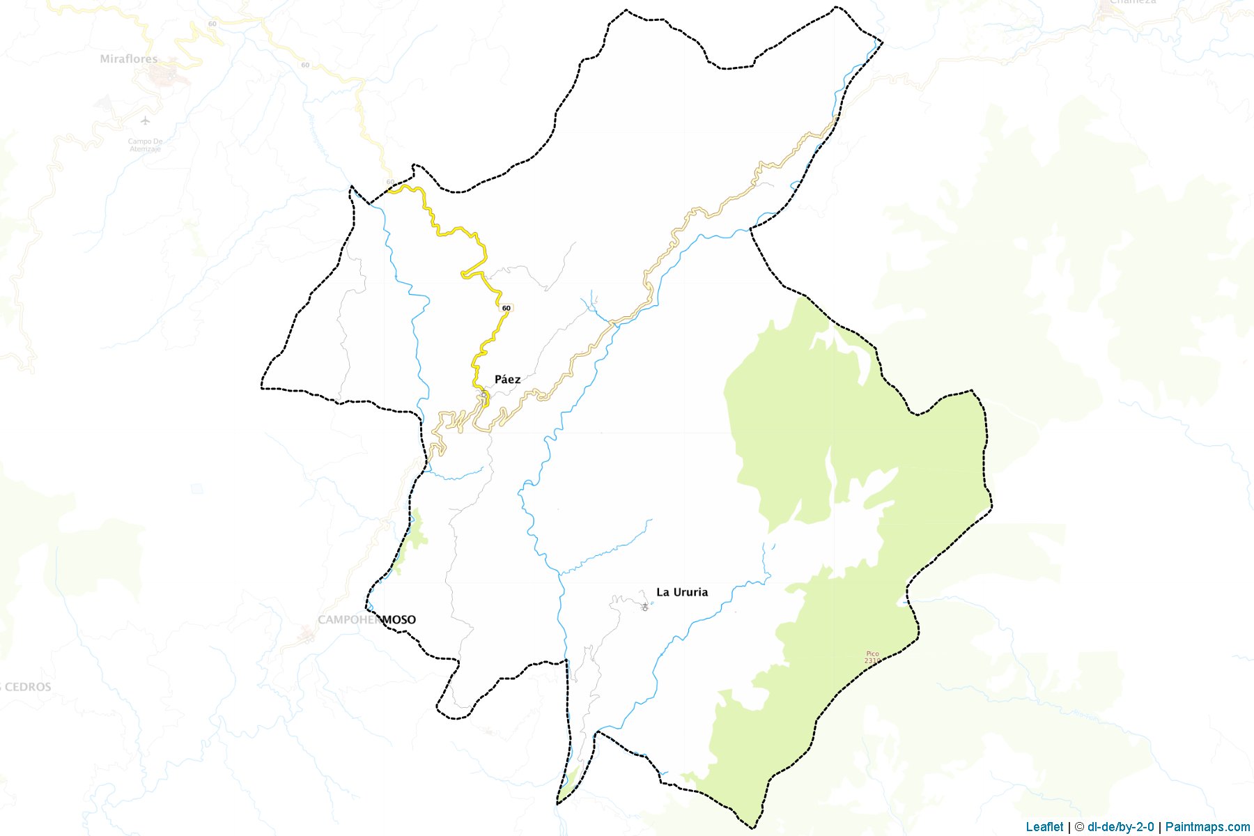 Muestras de recorte de mapas Páez (Boyacá)-1