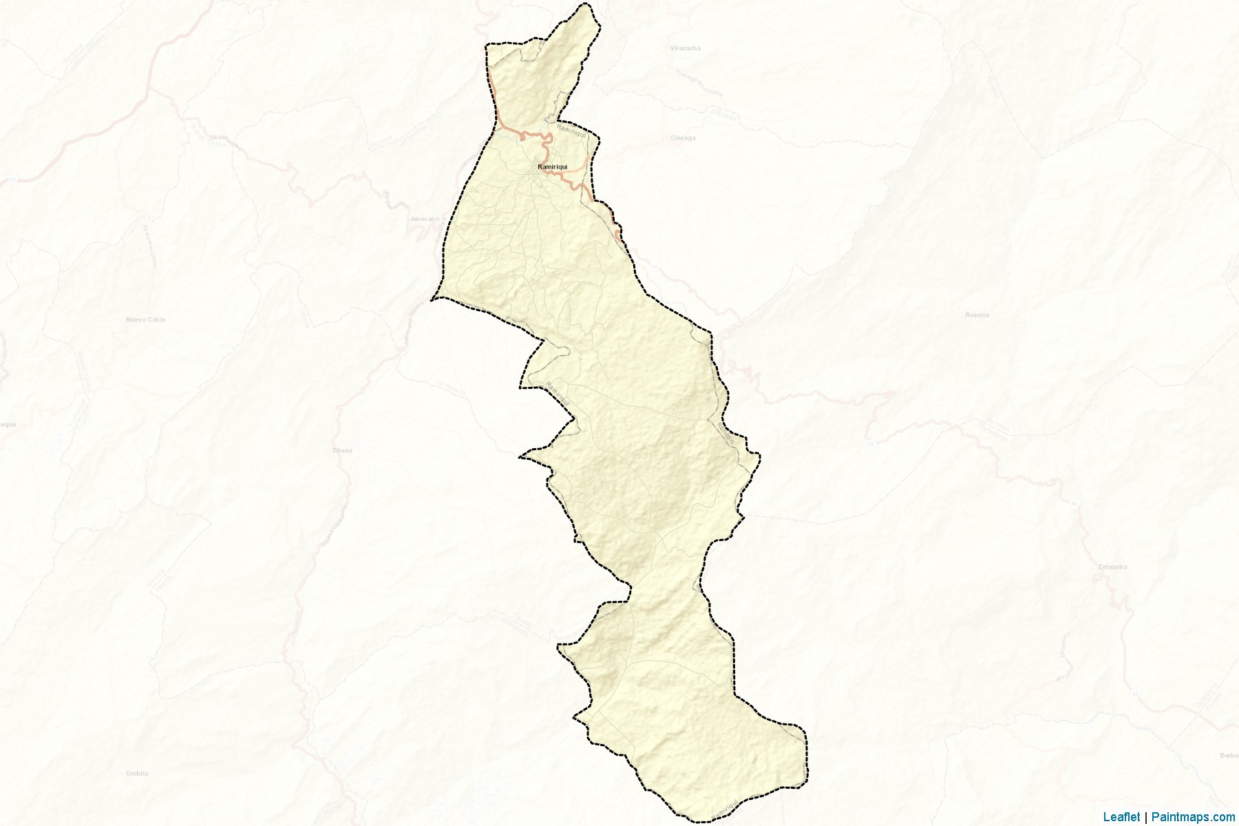 Muestras de recorte de mapas Ramiriquí (Boyacá)-2