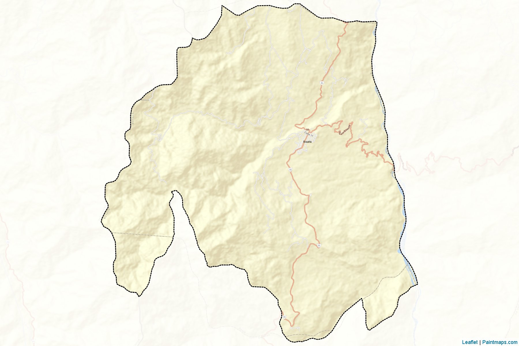 Muestras de recorte de mapas Soatá (Boyacá)-2