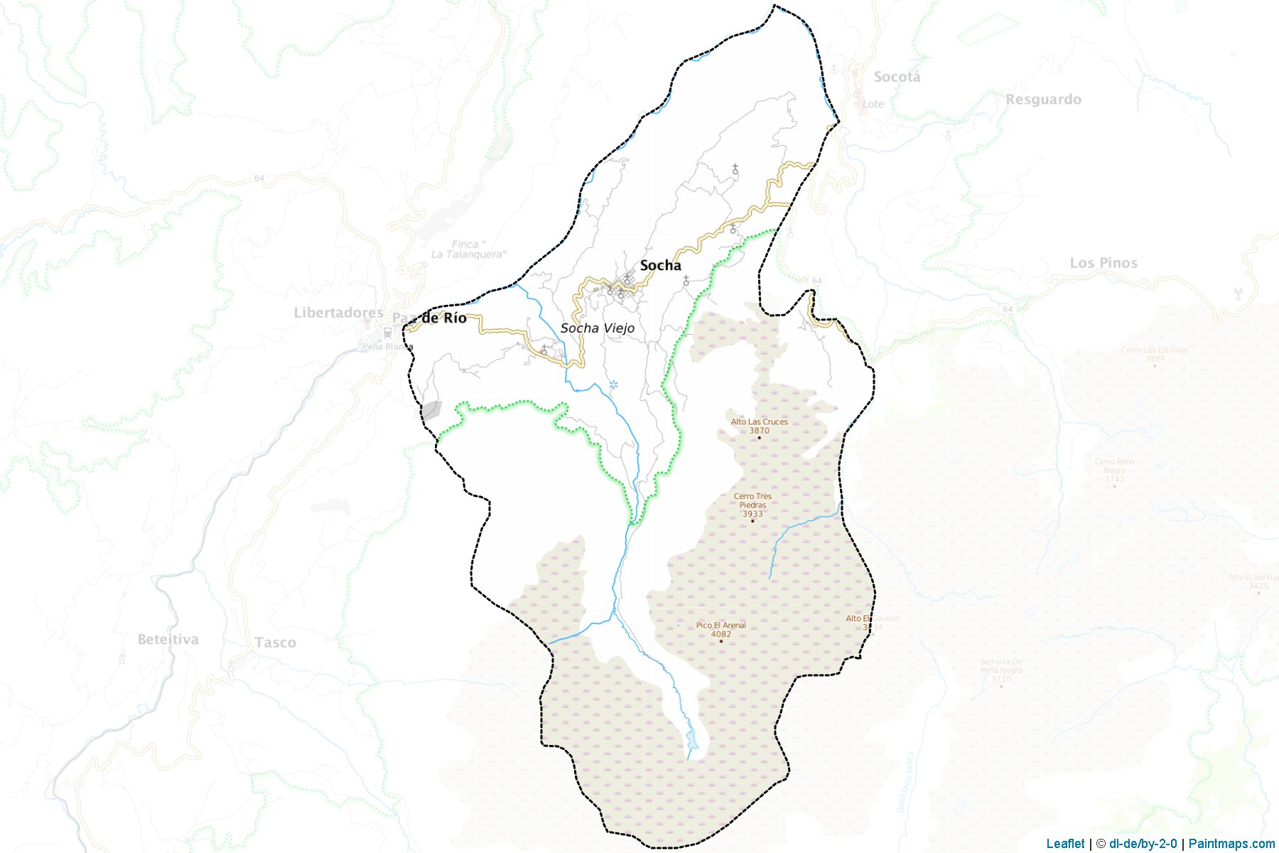 Socha (Boyacá) Map Cropping Samples-1