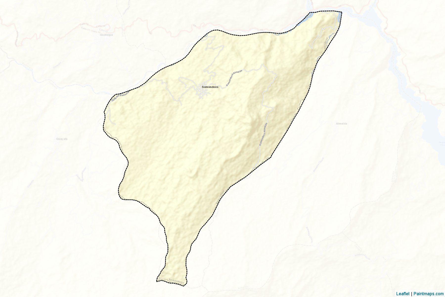 Muestras de recorte de mapas Somondoco (Boyacá)-2