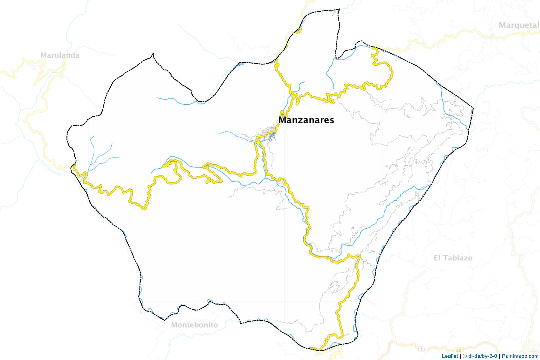 Muestras de recorte de mapas Manzanares (Caldas)-1