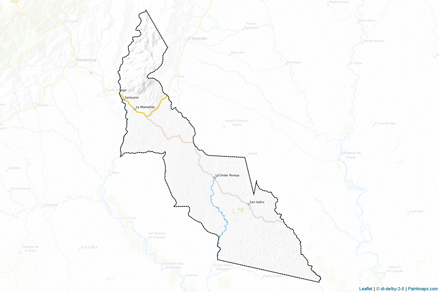 Muestras de recorte de mapas La Montañita (Caquetá)-1