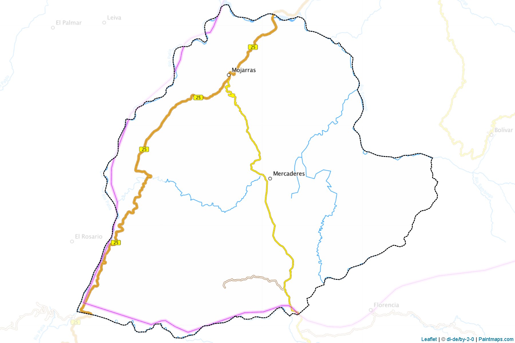 Mercaderes (Cauca) Map Cropping Samples-1