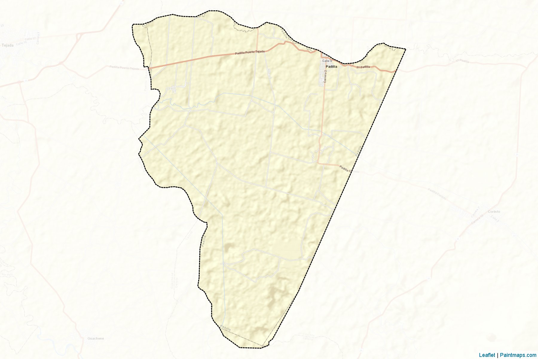 Muestras de recorte de mapas Padilla (Cauca)-2