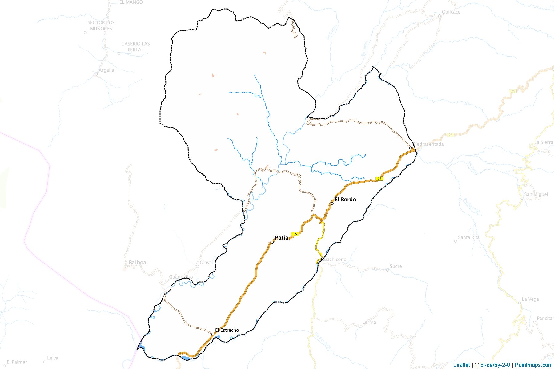 Muestras de recorte de mapas Patía (Cauca)-1