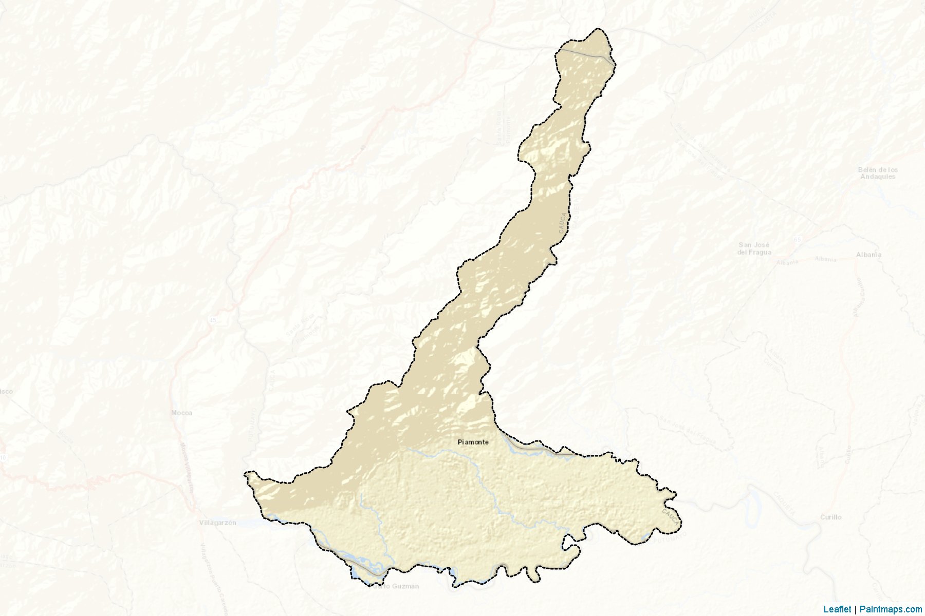 Piamonte (Cauca) Map Cropping Samples-2