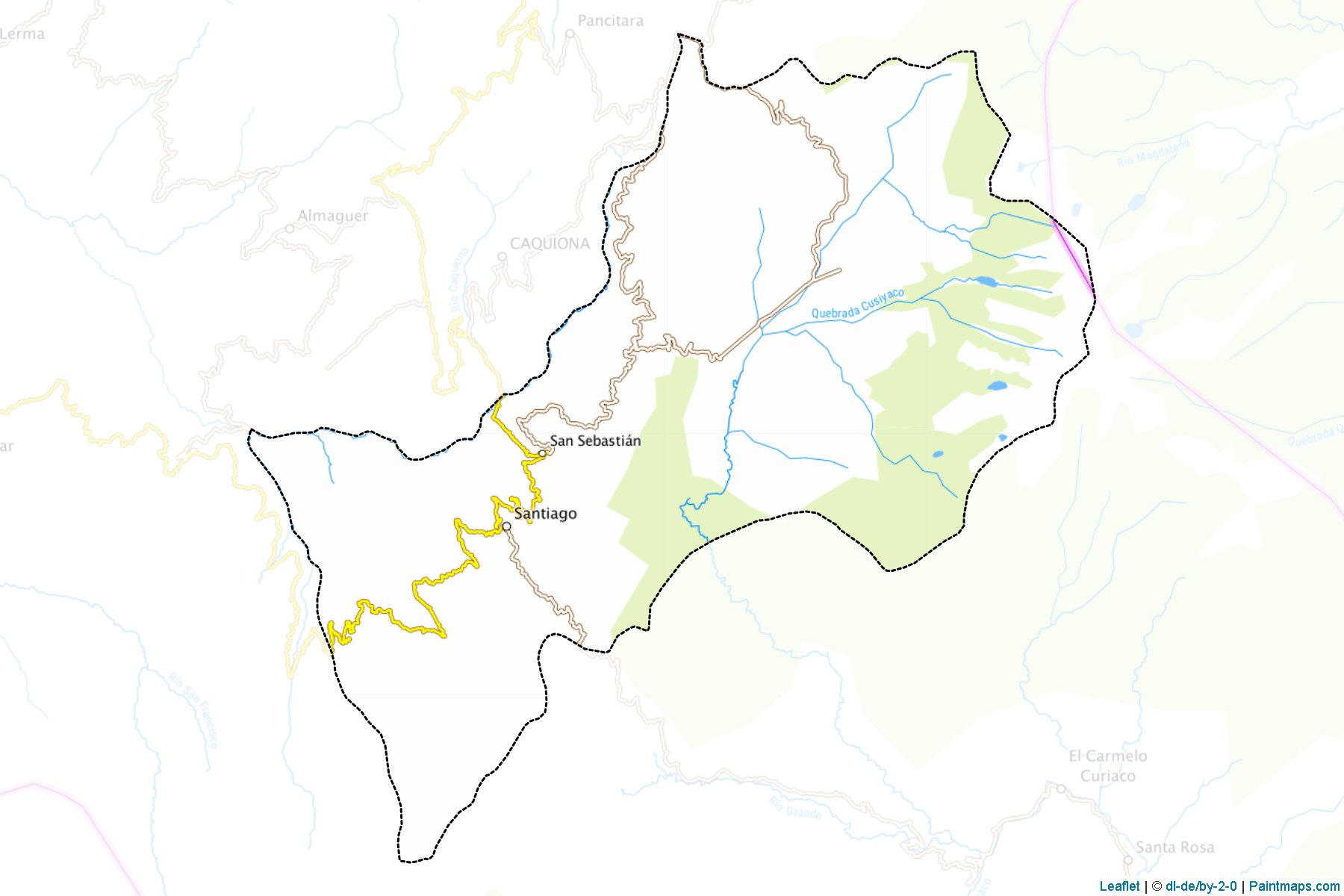 Muestras de recorte de mapas San Sebastián (Cauca)-1