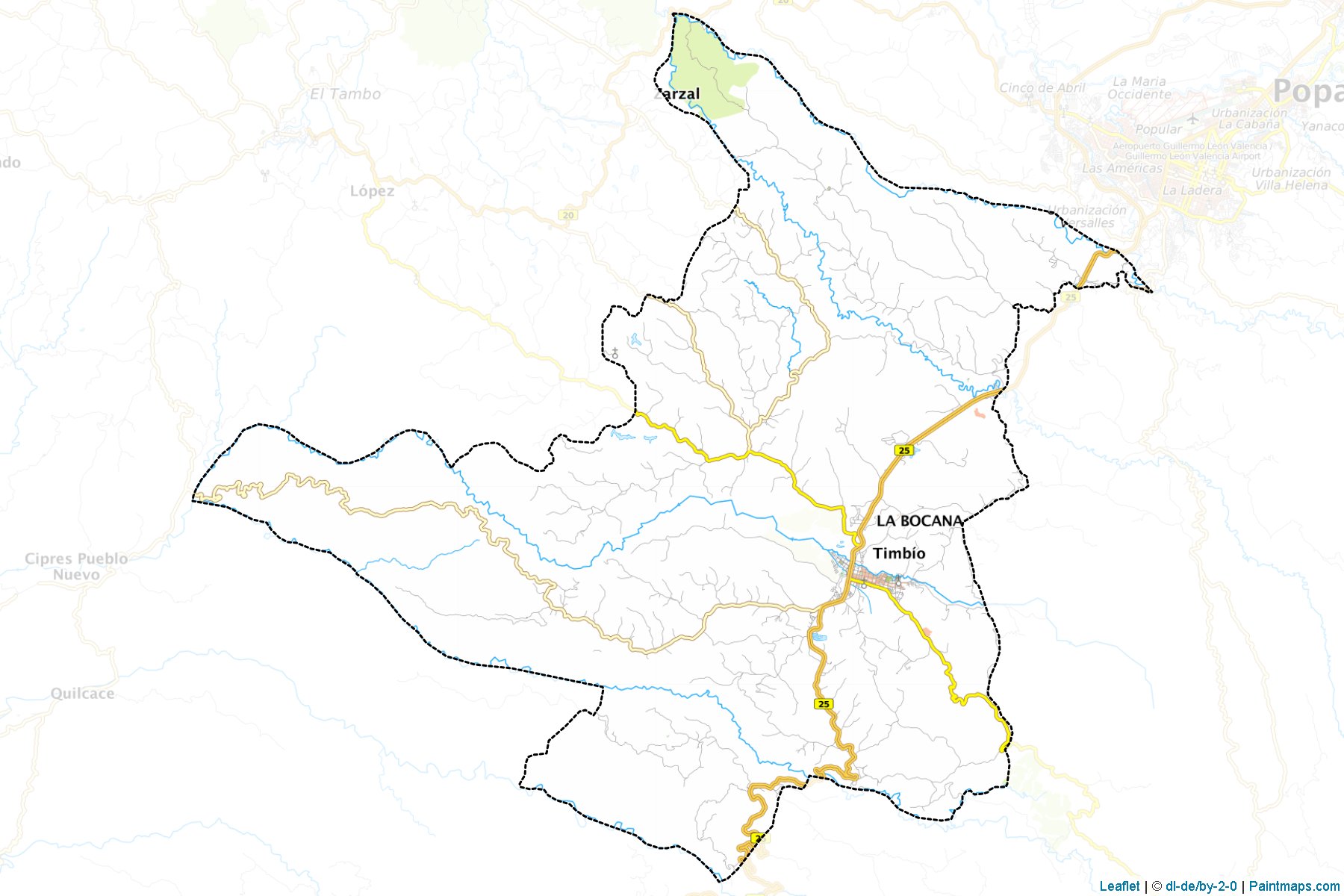 Muestras de recorte de mapas Timbío (Cauca)-1