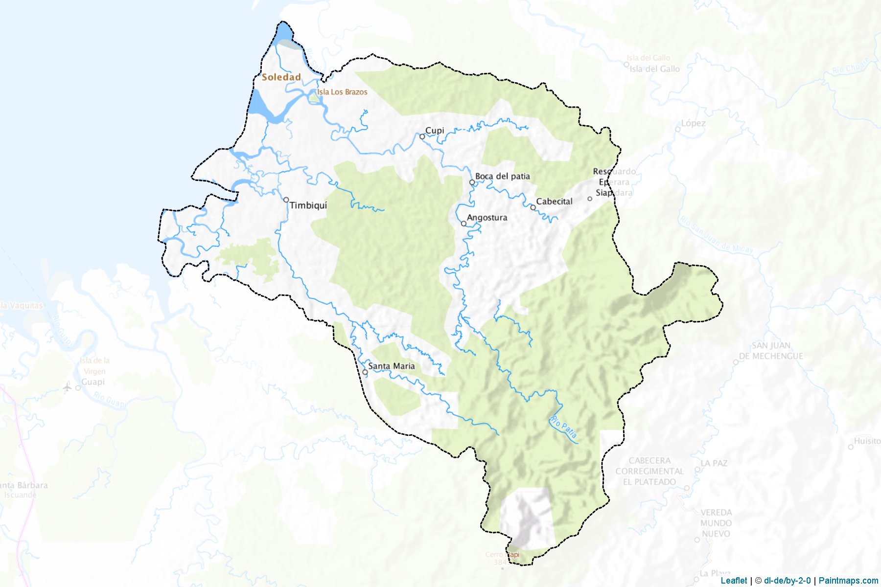 Muestras de recorte de mapas Timbiquí (Cauca)-1