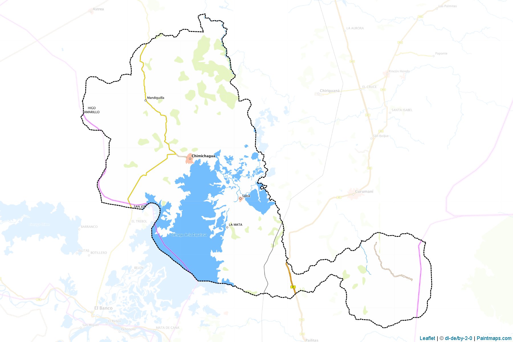 Muestras de recorte de mapas Chimichagua (Cesar)-1