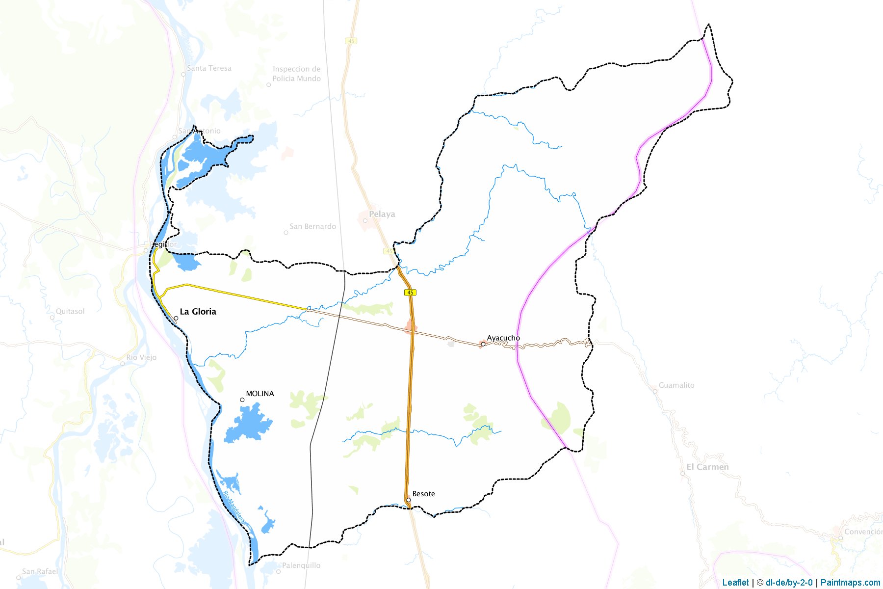 Muestras de recorte de mapas La Gloria (Cesar)-1