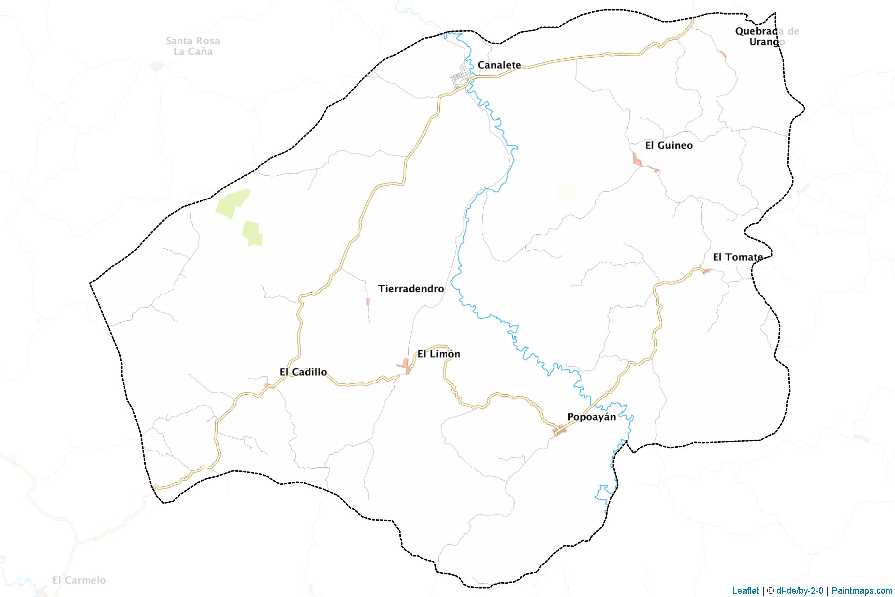 Muestras de recorte de mapas Canalete (Córdoba)-1