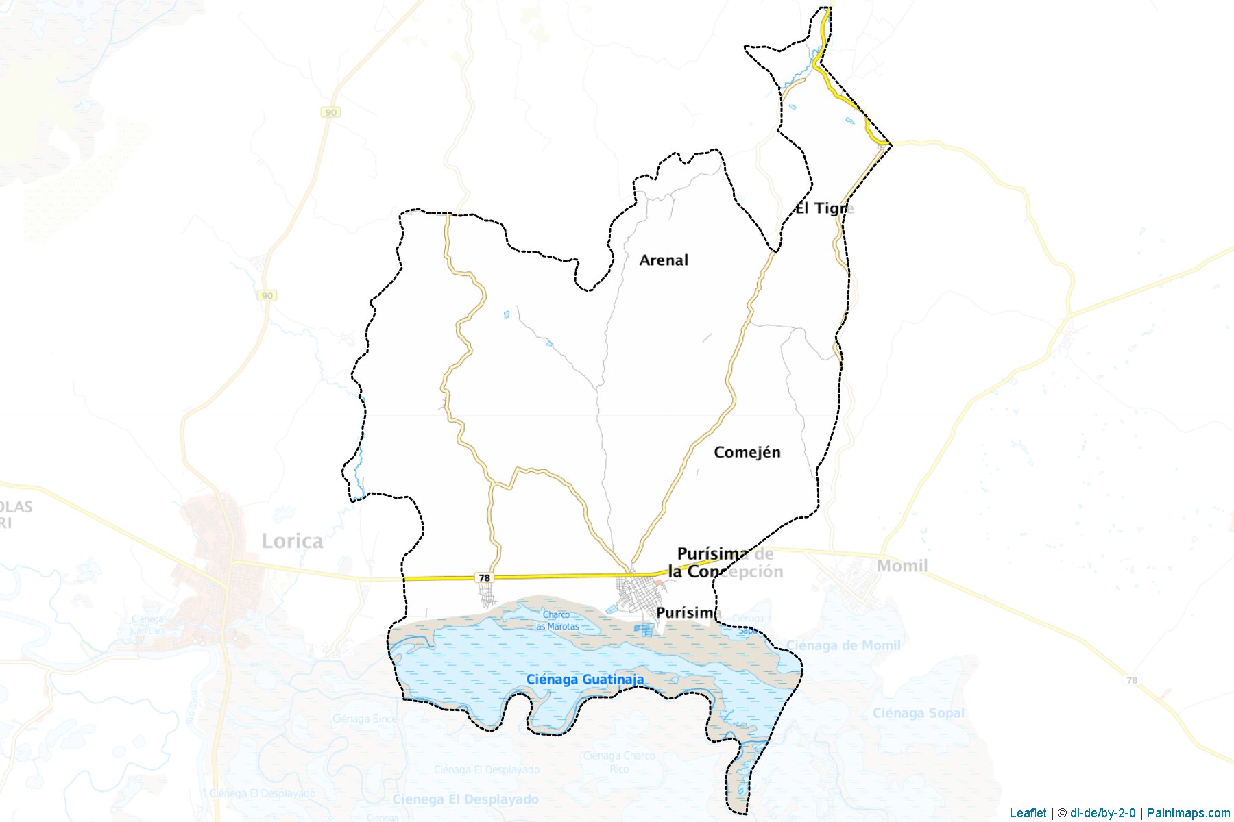 Muestras de recorte de mapas Purísima (Córdoba)-1