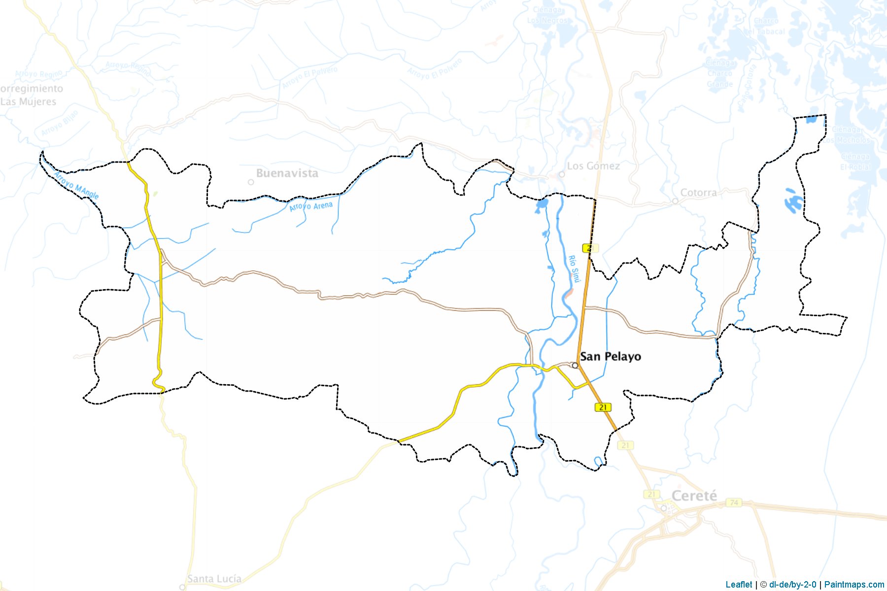 Muestras de recorte de mapas San Pelayo (Córdoba)-1