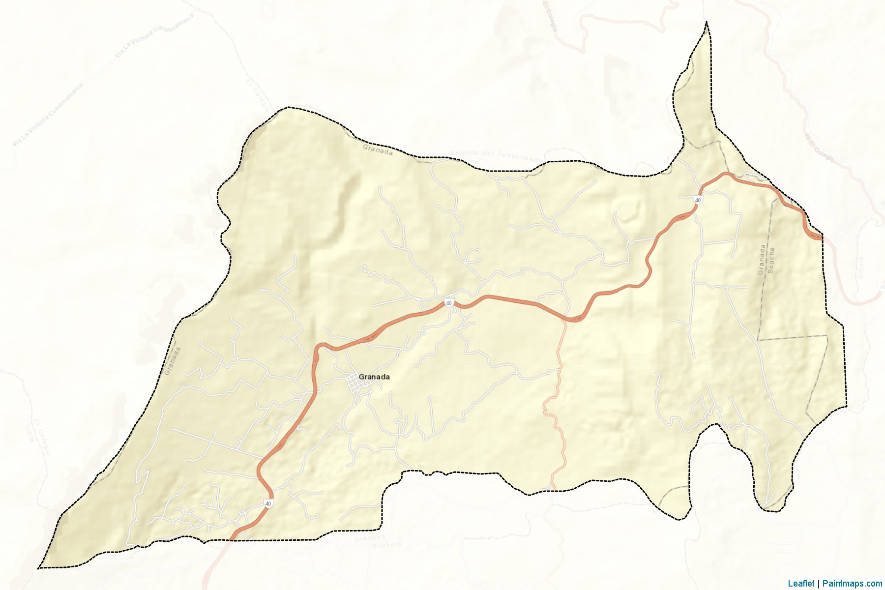 Granada (Cundinamarca) Map Cropping Samples-2