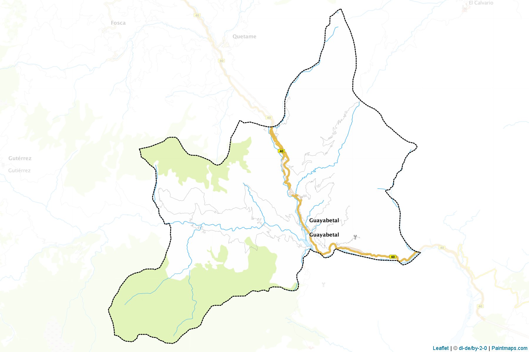 Guayabetal (Cundinamarca) Map Cropping Samples-1