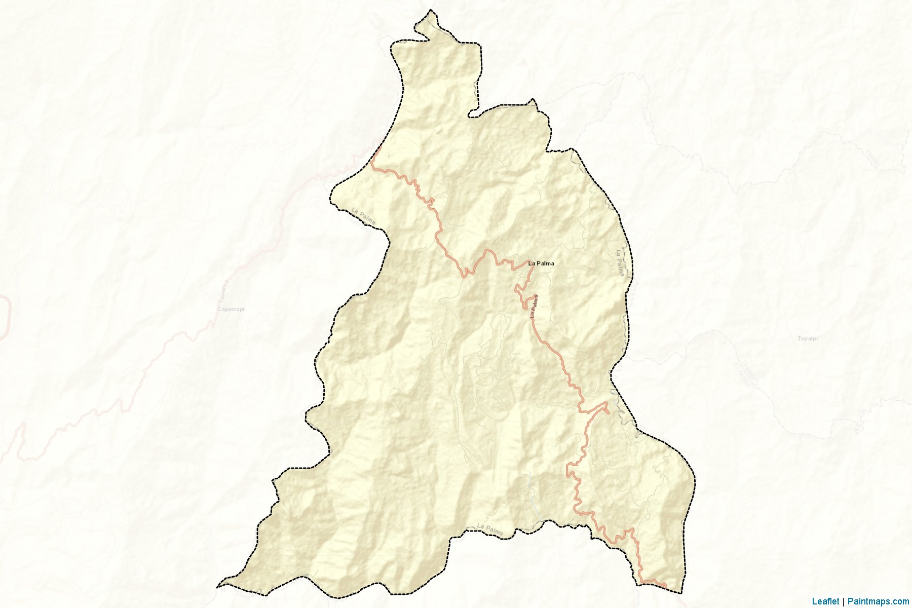 Muestras de recorte de mapas La Palma (Cundinamarca)-2