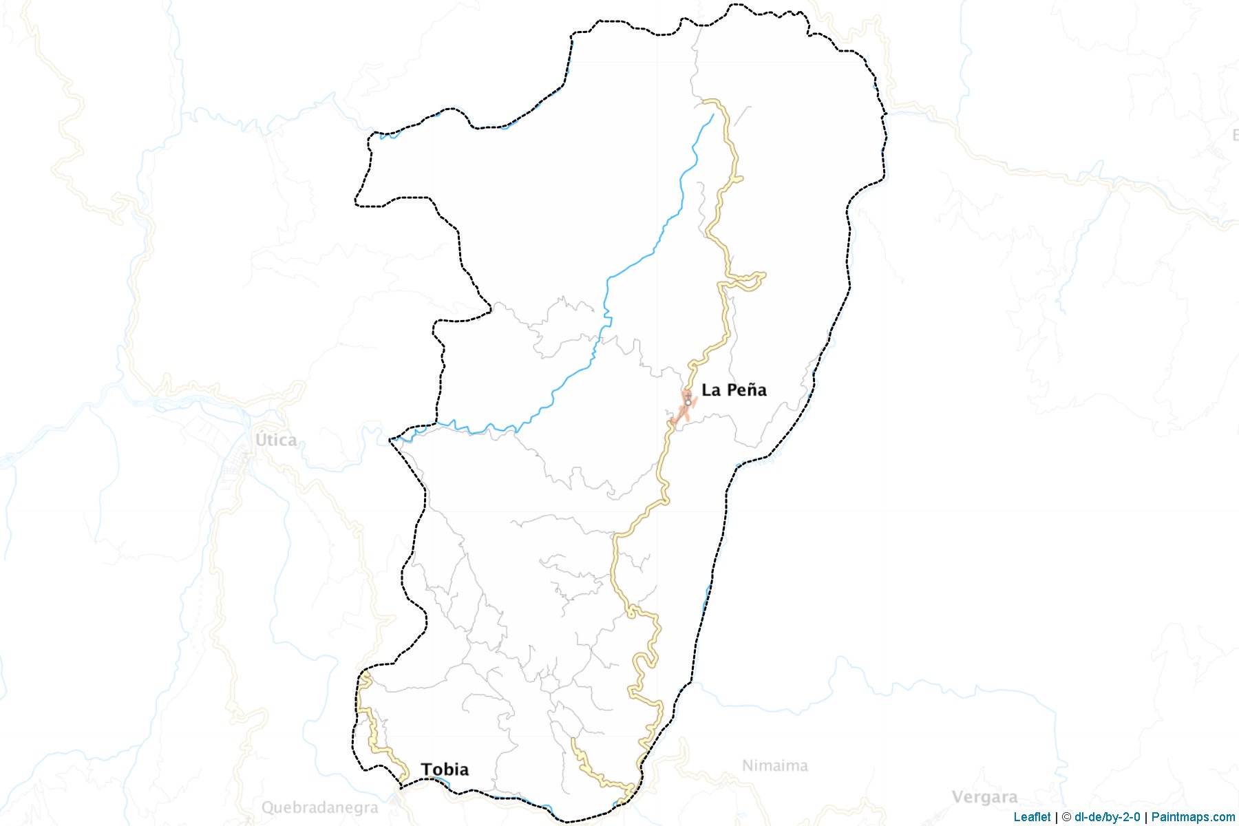 Muestras de recorte de mapas La Peña (Cundinamarca)-1