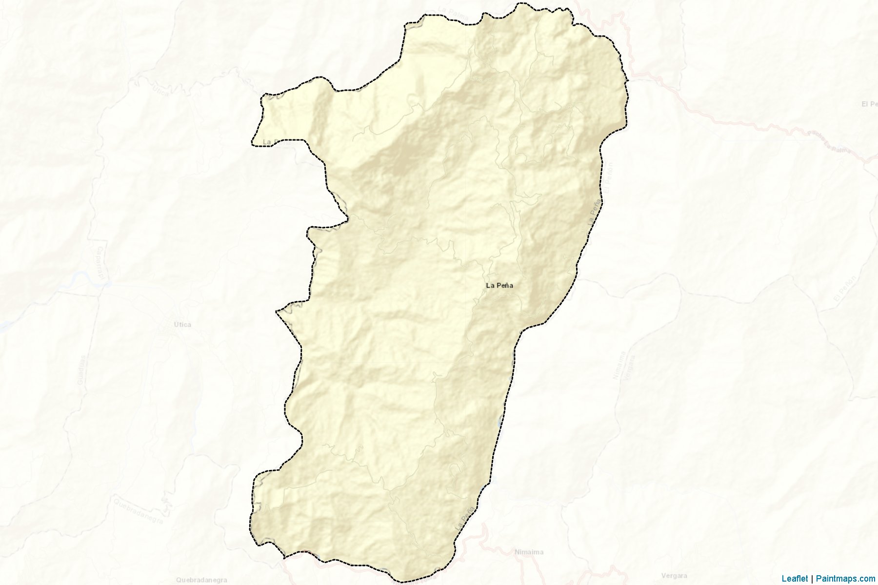 Muestras de recorte de mapas La Peña (Cundinamarca)-2