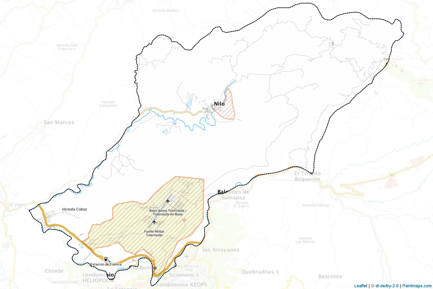 Nilo (Cundinamarca) Map Cropping Samples-1