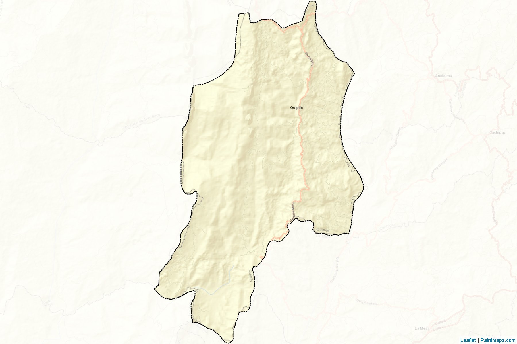 Quipile (Cundinamarca) Haritası Örnekleri-2