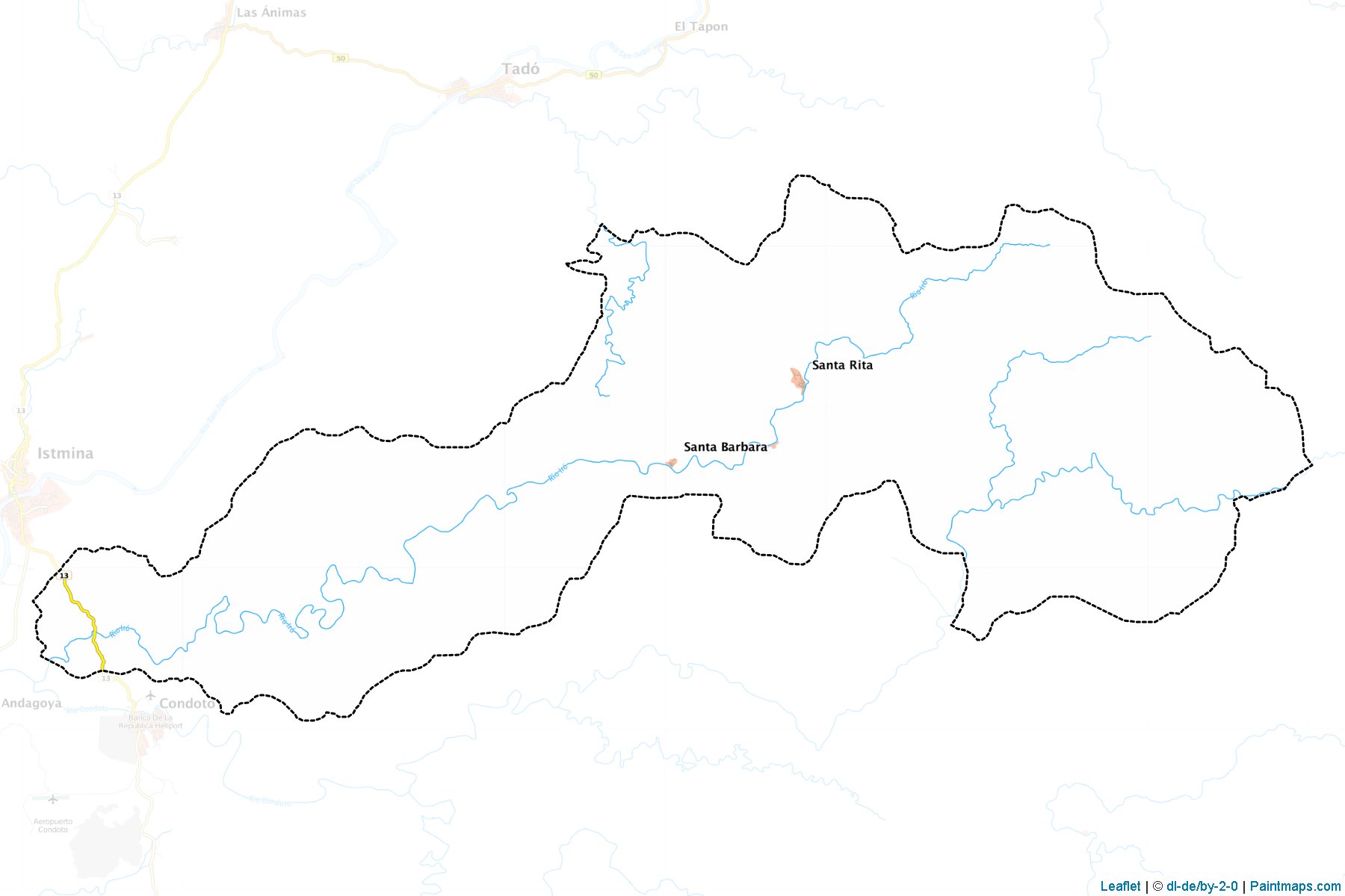 Muestras de recorte de mapas Río Iró (Chocó)-1