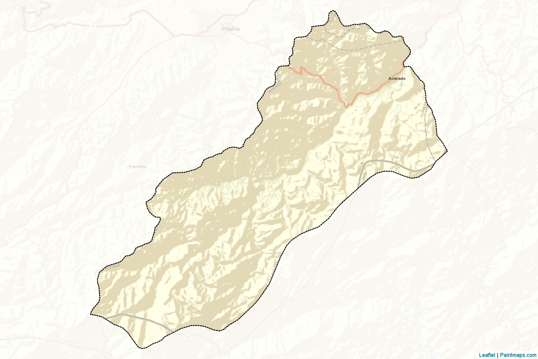 Acevedo (Huila) Map Cropping Samples-2