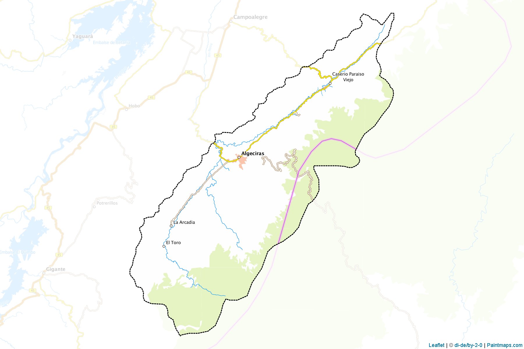 Algeciras (Huila) Map Cropping Samples-1