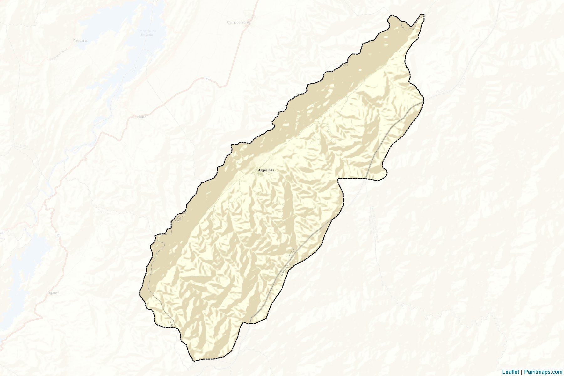 Algeciras (Huila) Map Cropping Samples-2