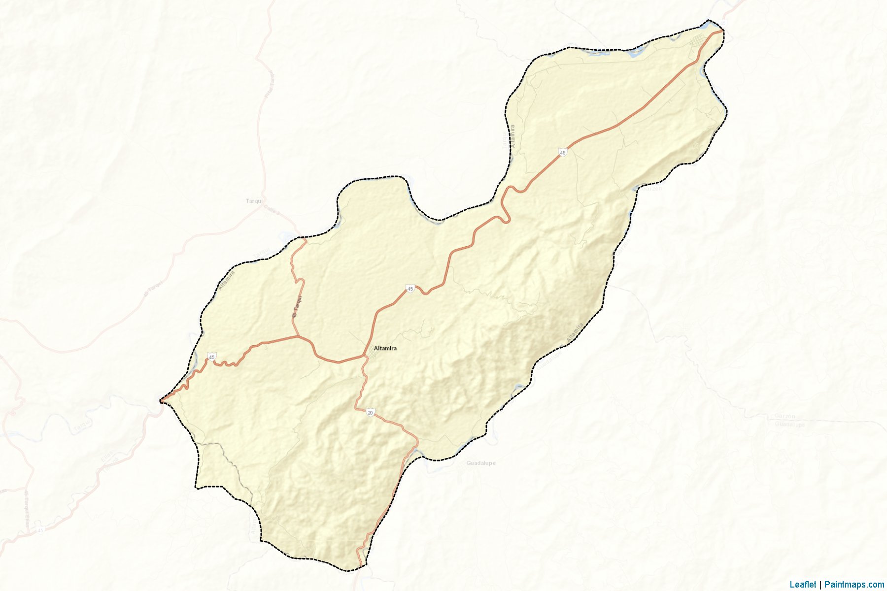 Altamira (Huila) Map Cropping Samples-2